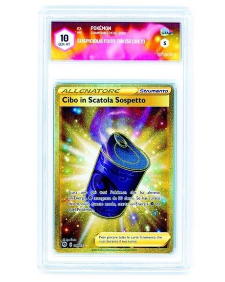 Immagine di GRAAD 10 - Pokemon Allenatore Cibo in Scatola Sospetto 080/073 Rara Segreta - Gem Mint (ITA)