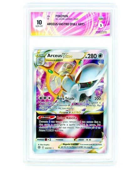 Immagine di GRAAD 10 - Pokemon Arceus V ASTRO 123/172 Full Art - Gem Mint (ITA)