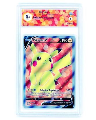Immagine di GRAAD 9.5 - Pokemon Pikachu V 157/172 Full Art - Mint Plus (ITA)