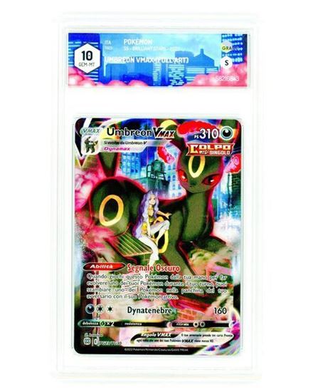 Immagine di GRAAD 10 - Pokemon Umbreon VMAX TG23/TG30 Full Art - Gem Mint (ITA)