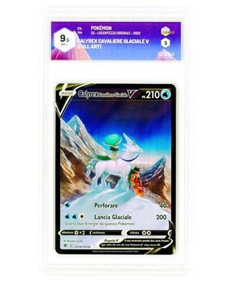 Immagine di GRAAD 9.5 - Pokemon Calyrex Cavaliere Glaciale V TG14/TG30 Full Art - Mint Plus (ITA)