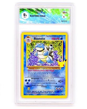 Immagine di GRAAD 9.5 - Pokemon Blastoise 2/102 Holo - Mint Plus (ITA)