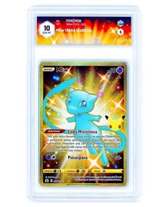 Immagine di GRAAD 10 - Pokemon Mew 025/025 Rara Segreta - Gem Mint (ITA)