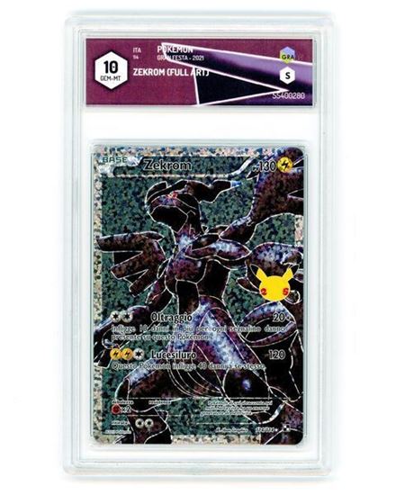 Immagine di GRAAD 10 - Pokemon Zekrom 114/114 Full Art - Gem Mint (ITA)