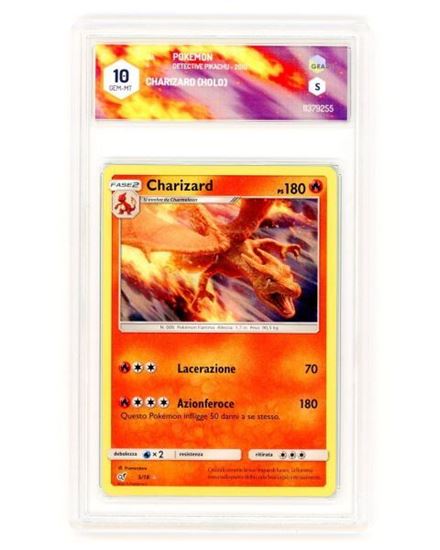 Immagine di GRAAD 10 - Pokemon Charizard 5/18 Holo - Gem Mint (ITA)