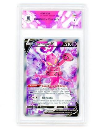 Immagine di GRAAD 10 - Pokemon Enamorus V 178/196 Full Art - Gem Mint (ITA)