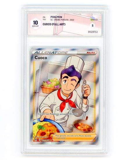 Immagine di GRAAD 10 - Pokemon Allenatore Cuoco TG25/TG30 Full Art - Gem Mint (ITA)