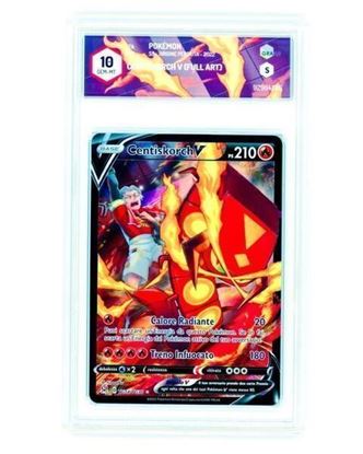 Immagine di GRAAD 10 - Pokemon Centiskorch V TG14/TG30 Full Art - Gem Mint (ITA)