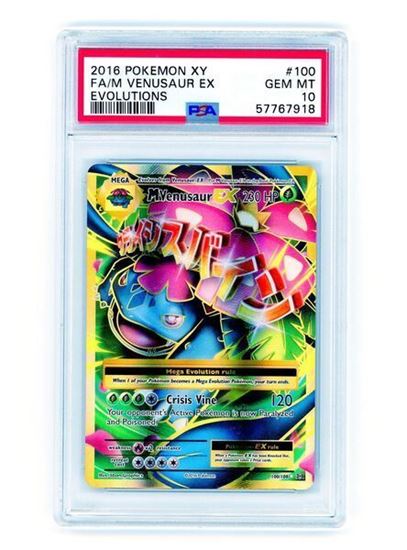 Immagine di Venusaur EX 100/108 PSA 10 GEM MT
