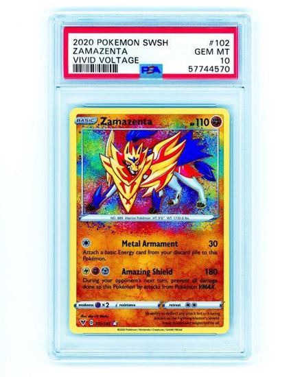 Immagine di PSA 10 - Pokemon Zamazenta 102/185 - Gem Mint (ENG)