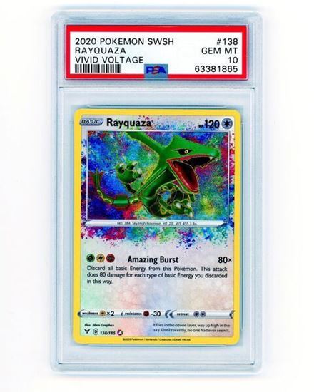 Immagine di PSA 10 - Pokemon Rayquaza 138/185 - Gem Mint (ENG)