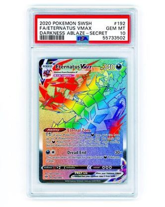 Immagine di PSA 10 - Pokemon Eternatus VMAX 192/189 Rara Segreta - Gem Mint (ENG)