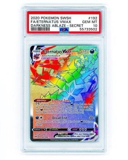 Immagine di PSA 10 - Pokemon Eternatus VMAX 192/189 Rara Segreta - Gem Mint (ENG)