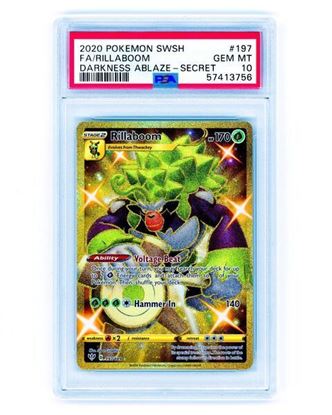 Immagine di PSA 10 - Pokemon Rillaboom 197/189 Rara Segreta - Gem Mint (ENG)