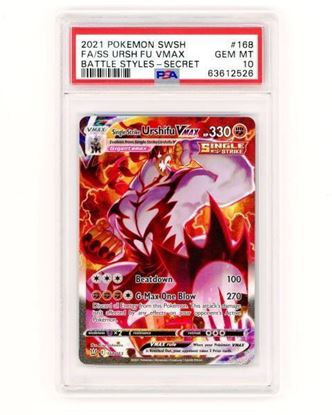 Immagine di PSA 10 - Pokemon Single Strike Urshifu VMAX 168/163 Secret Rare - Gem Mint (ENG)