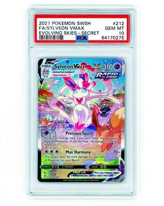 Immagine di PSA 10 - Pokemon Sylveon VMAX 212/203 Secret Rare - Gem Mint (ENG)