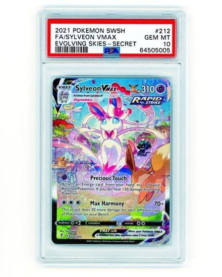 Immagine di PSA 10 - Pokemon Sylveon VMAX 212/203 Secret Rare - Gem Mint (ENG)