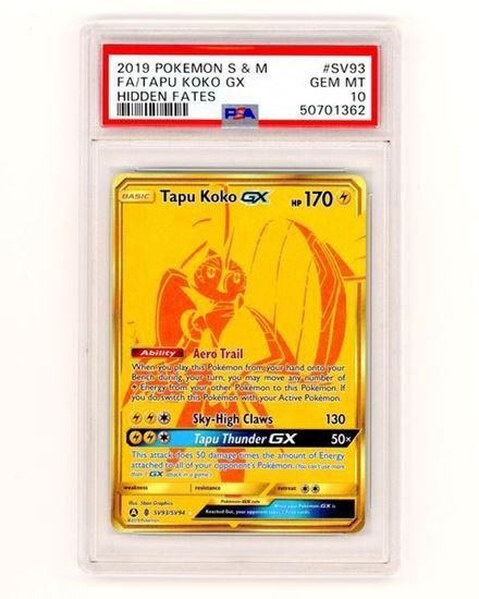 Immagine di PSA 10 - Pokemon Tapu Koko GX SV93/SV94 Full Art - Gem Mint (ENG)