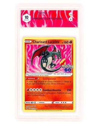 Immagine di GRAAD 10 - Pokemon Charizard Lucente 011/078 - Gem Mint (ITA)