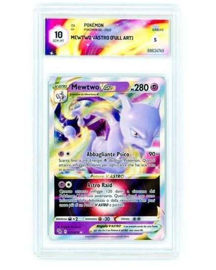 Immagine di GRAAD 10 - Pokemon Mewtwo V-Astro 031/078 Full Art - Gem Mint (ITA)