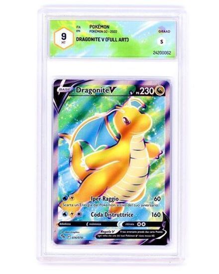 Immagine di GRAAD 9 - Pokemon Dragonite V 076/078 Full Art - Mint (ITA)
