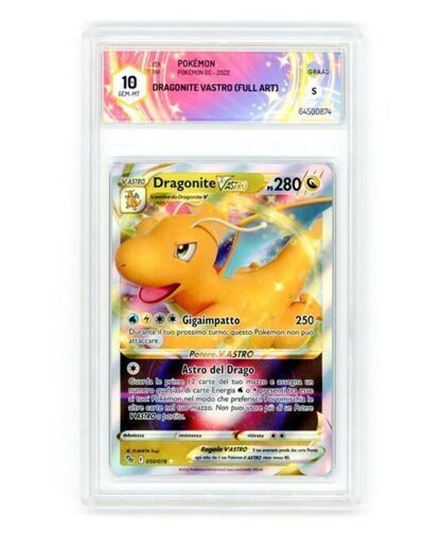 Immagine di GRAAD 10 - Pokemon Dragonite V-Astro 050/078 Full Art - Gem Mint (ITA)