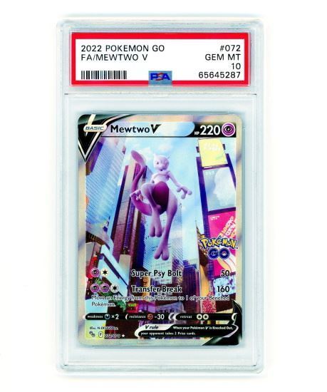 Immagine di PSA 10 - Pokemon Mewtwo V 072/078 Full Art - Gem Mint (ENG)