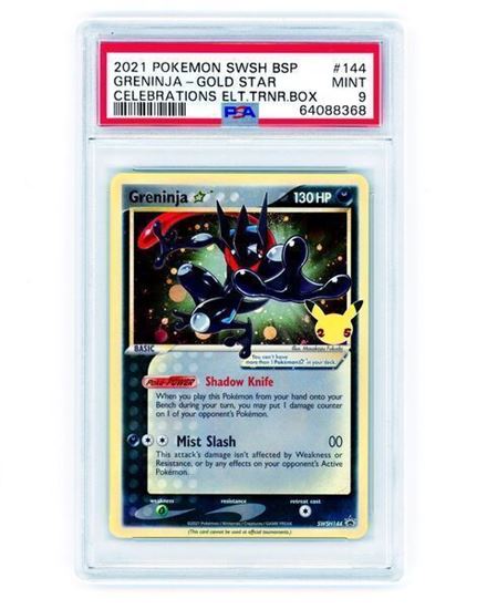 Immagine di PSA 9 - Pokemon Greninja Gold Star SWSH144 Promo - Mint (ENG)