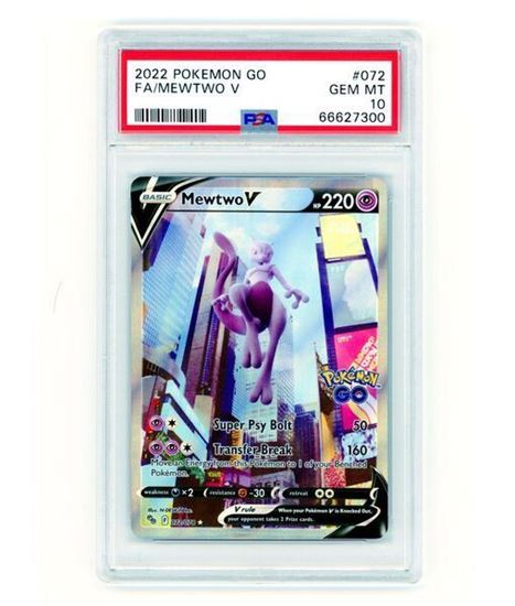 Immagine di PSA 10 - Pokemon Mewtwo V 072/078 Full Art - Gem Mint (ENG)