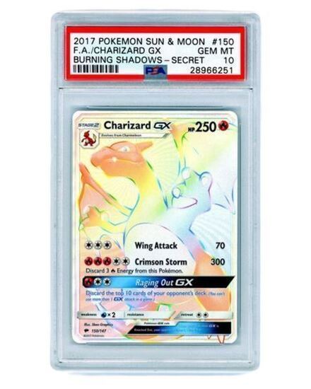 Immagine di PSA 10 - Pokemon Charizard GX 150/147 - Burning Shadows - Gem Mint (ENG)