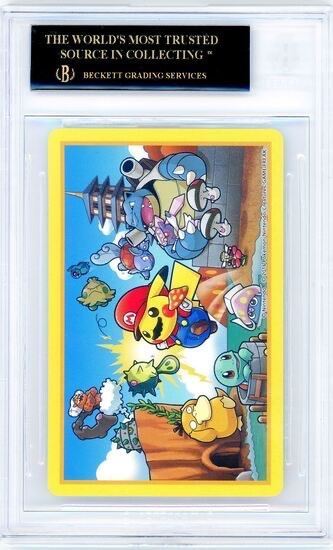 Immagine di Beckett BGS 10 Black Label - Pokemon Poker Deck Mario & Luigi Pikachu (JP)