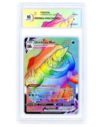 Immagine di GRAAD 10 - Pokemon Drednaw VMAX 075/073 Rara Segreta - Gem Mint (ITA)