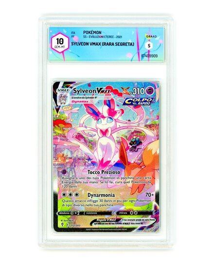 Immagine di GRAAD 10 - Pokemon Sylveon VMAX 212/203 Rara Segreta - Gem Mint (ITA)