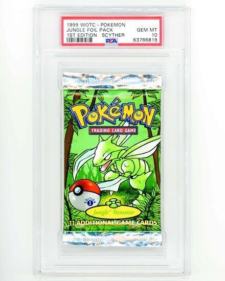 Immagine di Pokemon Jungle 1ST Edition Art Set Foil Pack - Flareon Scyther Wigglytuff (ENG)