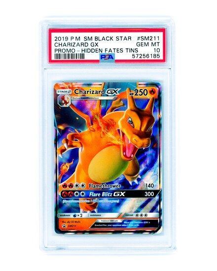 Immagine di PSA 10 - Pokemon Charizard GX SM211 Promo - Gem Mint (ENG)