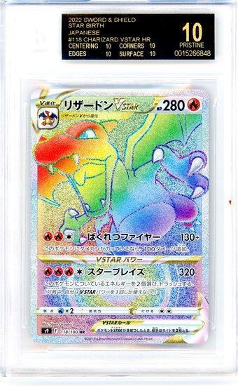 Immagine di Beckett BGS 10 Black Label - Pokemon Charizard VSTAR 118/100 Star Birth (JP)