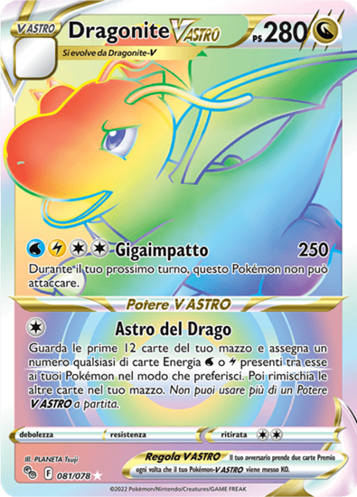 Immagine di Dragonite V astro 081/78 (IT) Near mint