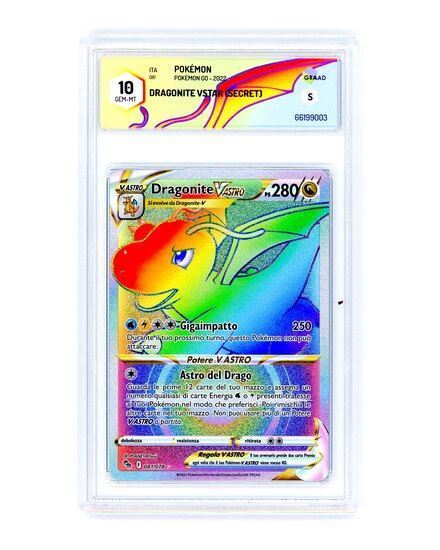 Immagine di GRAAD 10 - Pokemon Dragonite V-Astro 081/078 Rara Segreta - Gem Mint (ITA)