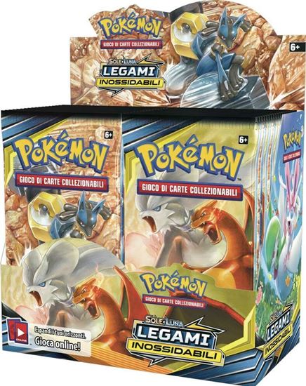 Immagine di Pokemon Legami Inossidabili – Box Sealed 36 Buste - Ita