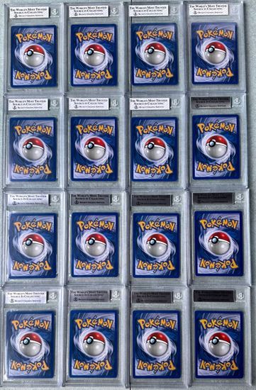 Immagine di Beckett BGS 8-8.5-9 - Pokemon Set Base 1st Edition Completo 16 Carte Holo (ITA)