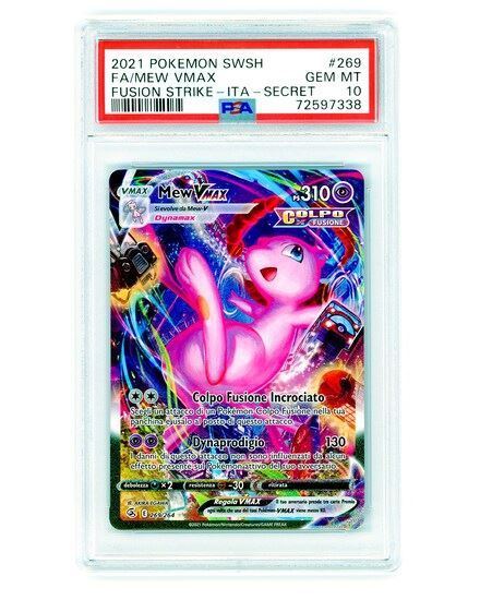 Immagine di PSA 10 - Pokemon Mew VMAX 269/264 Rara Segreta - Gem Mint (ITA)