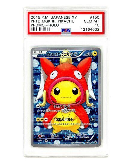 Immagine di PSA 10 - Pokemon Pikachu Poncho Magikarp Holo Promo 150/XY-P - Gem Mint (JP)
