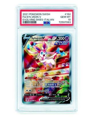Immagine di Sylveon V 184/203 Evoluzioni Eteree (ITA) PSA 10 GEM MT