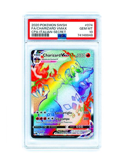 Immagine di PSA 10 - Pokemon Charizard VMAX 074/073 Rara Segreta - Gem Mint (ITA)