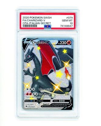Immagine di PSA 10 - Pokemon Charizard V 079/073 Rara Segreta - Gem Mint (ITA)