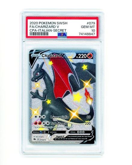 Immagine di PSA 10 - Pokemon Charizard V 079/073 Rara Segreta - Gem Mint (ITA)