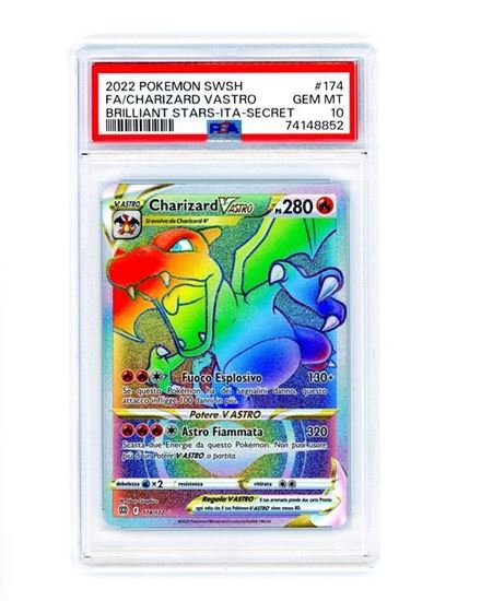Immagine di PSA 10 - Pokemon Charizard V ASTRO 174/172 Rara Segreta - Gem Mint (ITA)