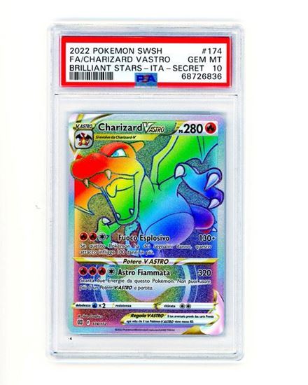 Immagine di PSA 10 - Pokemon Charizard V ASTRO 174/172 Rara Segreta - Gem Mint (ITA)