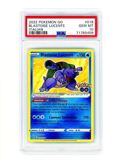 Immagine di PSA 10 - Pokemon Blastoise Lucente 018/078 - Gem Mint (ITA)