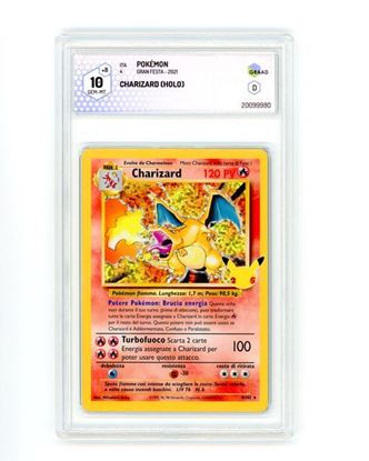 Immagine di GRAAD 10 - Pokemon Charizard 4/102 Holo - Gem Mint (ITA)